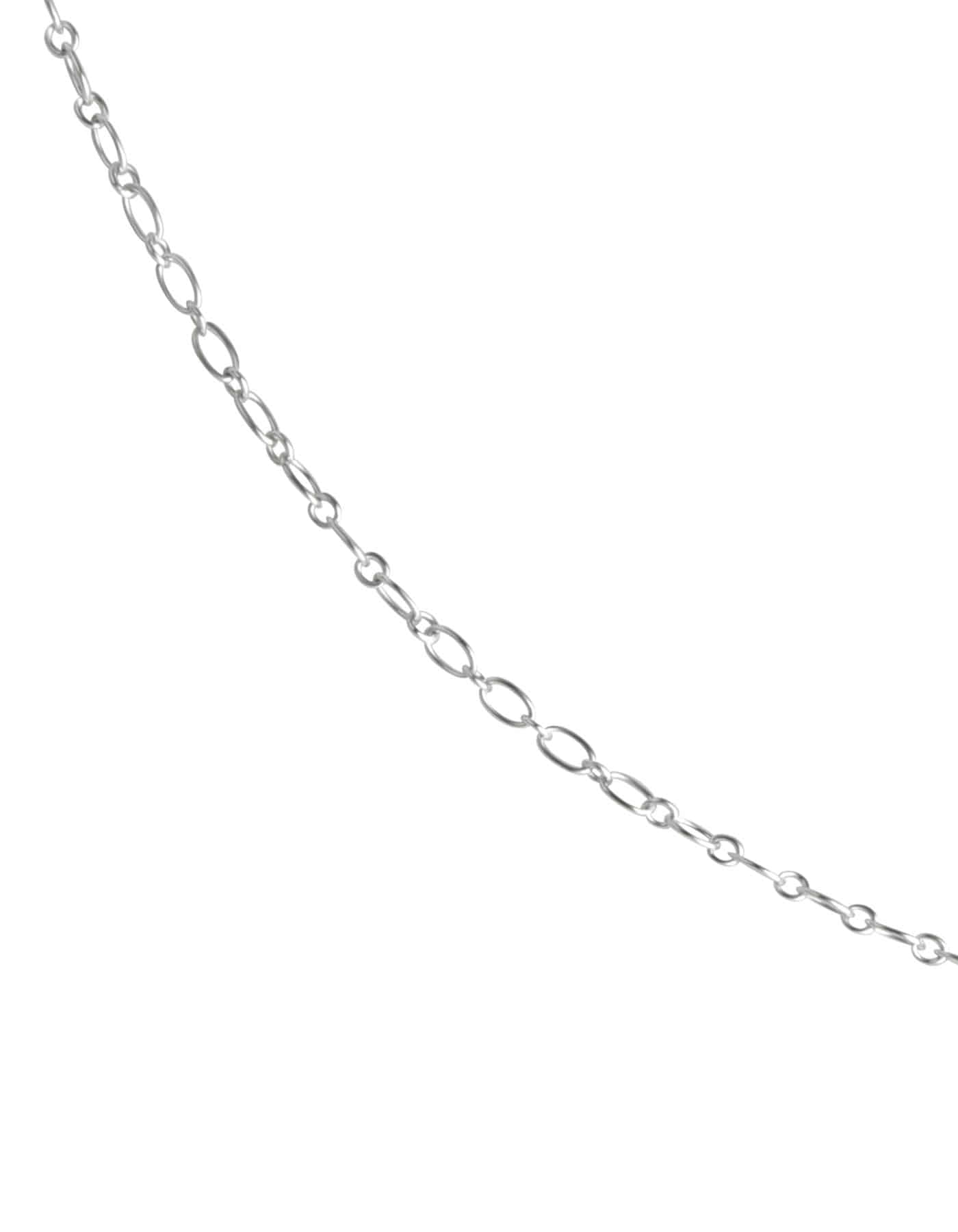 Oval &amp; Round Chain Necklace
